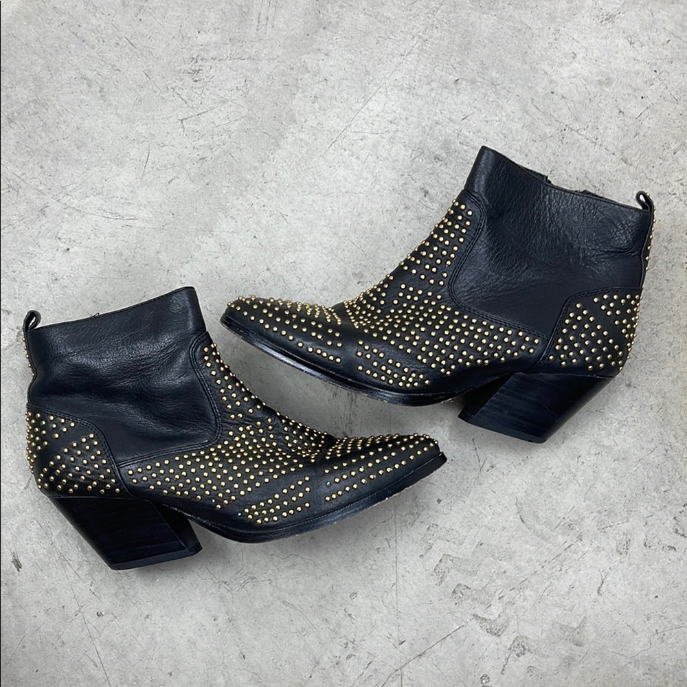 Dolce Vita Black Leather Booties